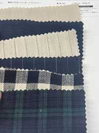 CHL-6349 Leinen Ungleichmäßiger Faden Henley Reborn Waschmaschine Verarbeitung[Textilgewebe] Kuwamura Textil Sub-Foto