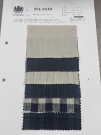 CHL-6349 Leinen Ungleichmäßiger Faden Henley Reborn Waschmaschine Verarbeitung[Textilgewebe] Kuwamura Textil Sub-Foto
