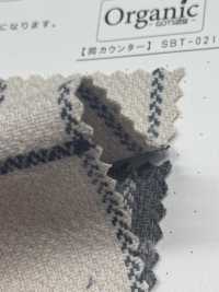 SBT-020 Bio-Fensterkaro, Fischgrätenmuster, Sortiert[Textilgewebe] Kuwamura Textil Sub-Foto