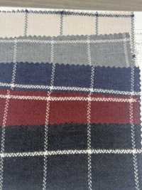SBT-020 Bio-Fensterkaro, Fischgrätenmuster, Sortiert[Textilgewebe] Kuwamura Textil Sub-Foto