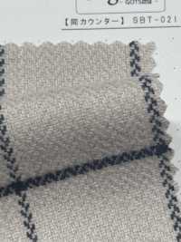 SBT-020 Bio-Fensterkaro, Fischgrätenmuster, Sortiert[Textilgewebe] Kuwamura Textil Sub-Foto