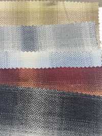 SBT-021 Henribone Ombre Check Mit Organischem Besatz[Textilgewebe] Kuwamura Textil Sub-Foto