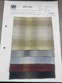 SBT-021 Henribone Ombre Check Mit Organischem Besatz[Textilgewebe] Kuwamura Textil Sub-Foto