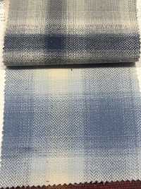 SBT-021 Henribone Ombre Check Mit Organischem Besatz[Textilgewebe] Kuwamura Textil Sub-Foto