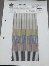 SBT-019 Bio Natur Wrinkle Washed Stripes[Textilgewebe] Kuwamura Textil Sub-Foto