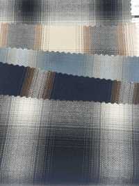 CH-6346 Baumwolle Tencel Modalfaser Ombre Check[Textilgewebe] Kuwamura Textil Sub-Foto