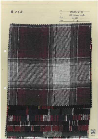 INDIA-2113 Baumwoll-Twill