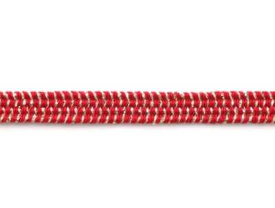 WR9-B Flache Lamé-Elastikkordel im japanischen Stil 4 mm