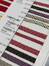 THGB02-B Elastisches Gurtband Im Japanischen Stil, 4 Mm[Gummiband] Cordon Unterfoto