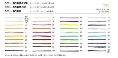 シニュー糸5本撚-250B Sehnenfaden, 5-fach, 250B
