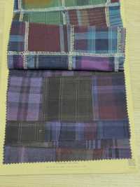 INDIA-2084 Baumwoll-Indigo-Patchwork[Textilgewebe] ARINOBE Sub-Foto