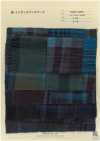 INDIA-2084 Baumwoll-Indigo-Patchwork