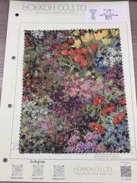 DP-7930-1 60 Rasen Digitaldruck Blumenfeld[Textilgewebe] HOKKOH Sub-Foto