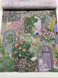 DP-4856-4 Secret Garden Leinen Loomstate Bettlaken[Textilgewebe] HOKKOH Sub-Foto