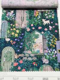 DP-4856-4 Secret Garden Leinen Loomstate Bettlaken[Textilgewebe] HOKKOH Sub-Foto