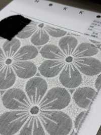 8026-870-1 Gaze Stickerei Blume[Textilgewebe] HOKKOH Sub-Foto