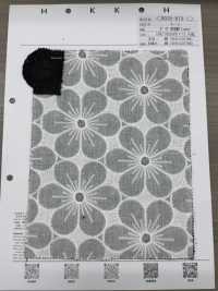 8026-870-1 Gaze Stickerei Blume[Textilgewebe] HOKKOH Sub-Foto