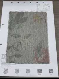 7026-400-1 Transparenter Rippentransfer Mit Großer Blume[Textilgewebe] HOKKOH Sub-Foto