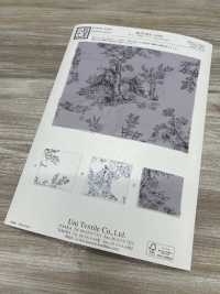 KCP616-D603 60 Lawn Monochrome Print[Textilgewebe] Uni Textile(Komon Studio) Unterfoto