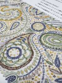 KCP807MWL-DK-35 Cotton 80 Lawn Miracle Wave Liberty Print Charlie's Paisley[Textilgewebe] Uni Textile(Komon Studio) Unterfoto