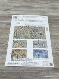 KCP807MWL-DK-35 Cotton 80 Lawn Miracle Wave Liberty Print Charlie's Paisley[Textilgewebe] Uni Textile(Komon Studio) Unterfoto