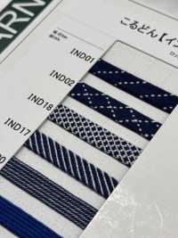 IND01 Indigo Kordel 8mm[Bandbandschnur] Cordon Unterfoto