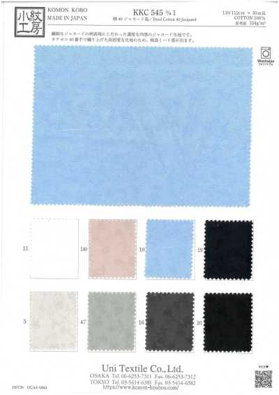 KKC545-D1 Gefärbter 40er Baumwoll-Jacquard