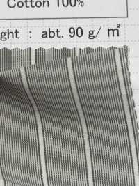 SB71600 Extralangstapelige Baumwolle 70/1 Schreibmaschinentuch Streifen[Textilgewebe] SHIBAYA Sub-Foto