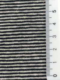 SD0188 Baumwoll-/Hanfgarngefärbter Jersey Mit Horizontalen Streifen[Textilgewebe] SHIBAYA Sub-Foto