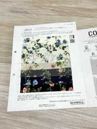 28115 Cordot Organics® 60-fädiger Lawn-Stoff Mit Retro-Blumendruck[Textilgewebe] SUNWELL Sub-Foto