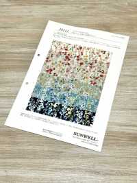 28111 60-fädiger Lawn-Aquarell-Stoff, Kleiner Blumendruck[Textilgewebe] SUNWELL Sub-Foto