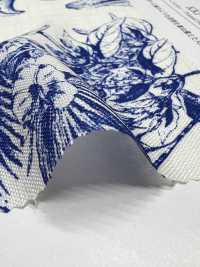 KKP1887-D99 Leinenartige Haifischhaut[Textilgewebe] Uni Textile(Komon Studio) Unterfoto