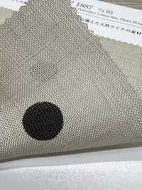 KKP1887-D95 Leinenartige Haifischhaut[Textilgewebe] Uni Textile(Komon Studio) Unterfoto