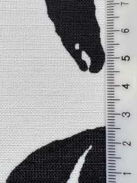 KKP1887-D48 Leinenartige Haifischhaut[Textilgewebe] Uni Textile(Komon Studio) Unterfoto