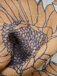 KKP1888-D91 Leinenartige Haifischhaut[Textilgewebe] Uni Textile(Komon Studio) Unterfoto