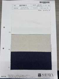 SB70611 C/Leinen-Denim[Textilgewebe] SHIBAYA Sub-Foto