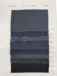 MN17100 Gewaschener Denim 10 Oz[Textilgewebe] Yoshiwa Textilien Sub-Foto