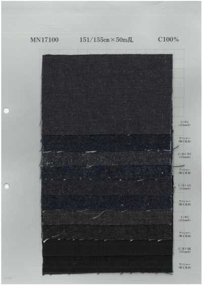 MN17100 Denim-Waschfinish 10 oz