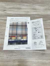 14420 ECOPET® Polyester/Bio-Baumwolle 45 % Zwirngarn Köperkaro[Textilgewebe] SUNWELL Sub-Foto