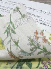28114 Cordot Organics® 60-fädiger Lawn-Stoff Mit Retro-Blumendruck[Textilgewebe] SUNWELL Sub-Foto