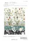 28113 60er Batist mit Aquarell-Blumenprint