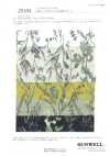 28104 60s Lawn mit botanischem Blumenmuster