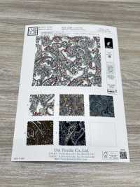 KKP2338-DB-276 Chirimen Chirimen®[Textilgewebe] Uni Textile(Komon Studio) Unterfoto