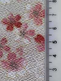 KKP2338-DHM-83 Futako Chirimen Mehrfarbiger Druck[Textilgewebe] Uni Textile(Komon Studio) Unterfoto