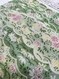 KKP2338-D-KUMONIHANA Futako Chirimen Wolken Und Blumen[Textilgewebe] Uni Textile(Komon Studio) Unterfoto