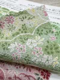 KKP2338-D-KUMONIHANA Futako Chirimen Wolken Und Blumen[Textilgewebe] Uni Textile(Komon Studio) Unterfoto