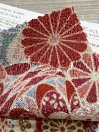 KKP2338-D-HANAZUKUSI Futako Chirimen Blumen[Textilgewebe] Uni Textile(Komon Studio) Unterfoto