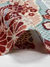 KKP2338-D-HANAZUKUSI Futako Chirimen Blumen[Textilgewebe] Uni Textile(Komon Studio) Unterfoto