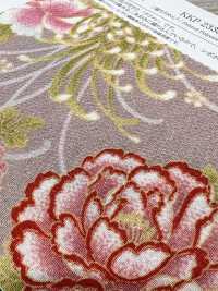 KKP2338-D-HANAMIYABI Futako Chirimen Hana Miyabi[Textilgewebe] Uni Textile(Komon Studio) Unterfoto