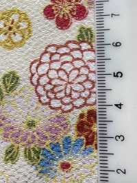 KKP2338-D-HANAKOMATI Futako Chirimen Hanakomachi[Textilgewebe] Uni Textile(Komon Studio) Unterfoto